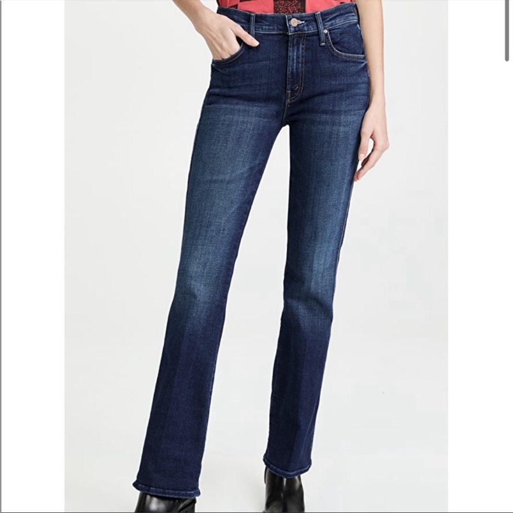 Mother The Double Insider Sneak Bootcut Jeans Lust for Life Wash Size 26